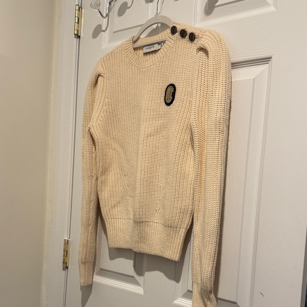 Coach signature sweater S